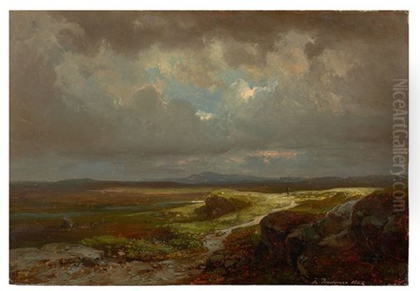 Weite Landschaft (schottland) Oil Painting by Carl Robert Kummer