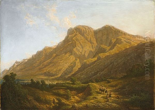 Die Bucht Von Kotor Oil Painting by Carl Robert Kummer