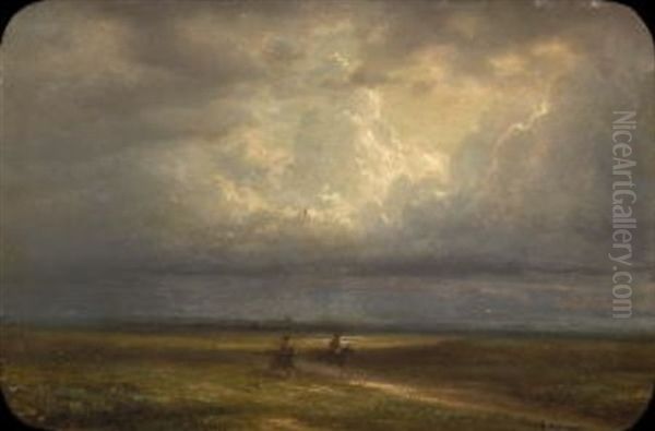 Weite Landschaft Oil Painting by Carl Robert Kummer