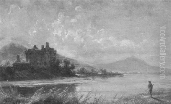 Kilkern, Castel In Schottland Oil Painting by Carl Robert Kummer