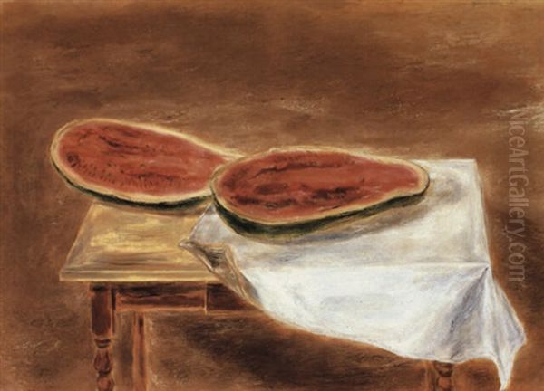 Watermelon by Yasuo Kuniyoshi