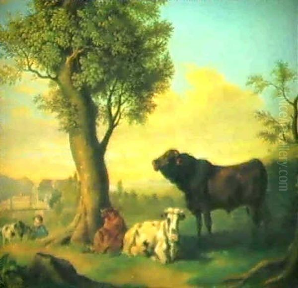 Pastorale Oil Painting by Rudolf Kuntz