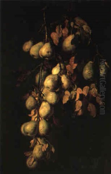 Pears Oil Painting by Ludwig Adam Kunz