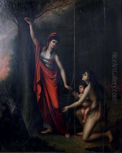 Allegorie De La Republique Oil Painting by Marianna (Kuerzinger) Kunz