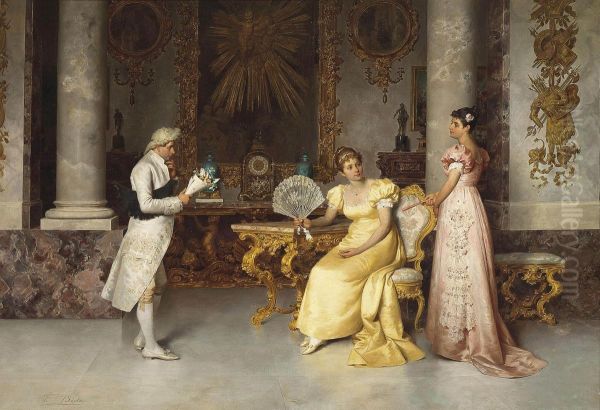 The Young Suitor Oil Painting by Francesco Beda