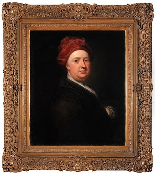 Portrait Of The Councilor Christof Hochmann Von Hohenau Oil Painting by Johann (Jan) Kupetzki