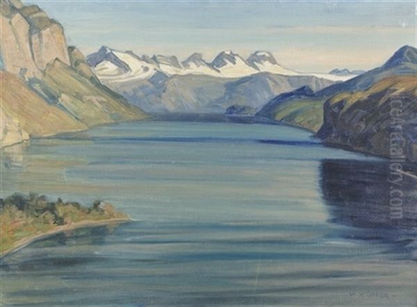 See In Den Alpen Oil Painting by Walter Kupfer