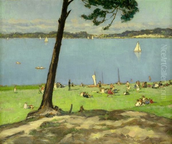 Wannsee Bei Heckeshorn by Herbert Kuron