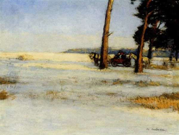 Samlandkuste Winter by Herbert Kuron