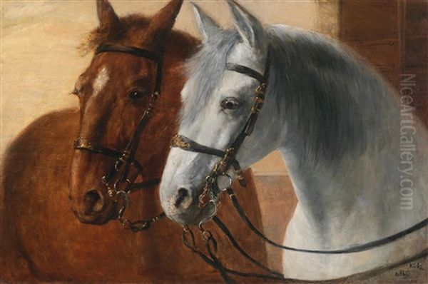 Two Friends Oil Painting by Arthur Kurtz