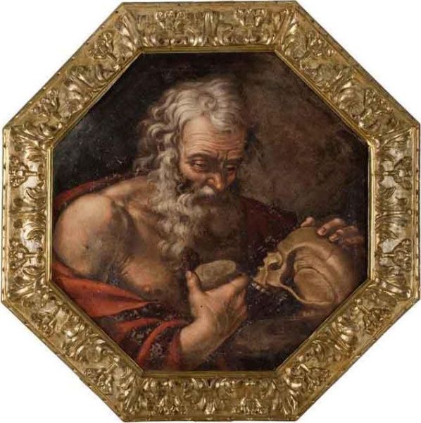 San Girolamo Oil Painting by Giulio Cesare Bedeschini