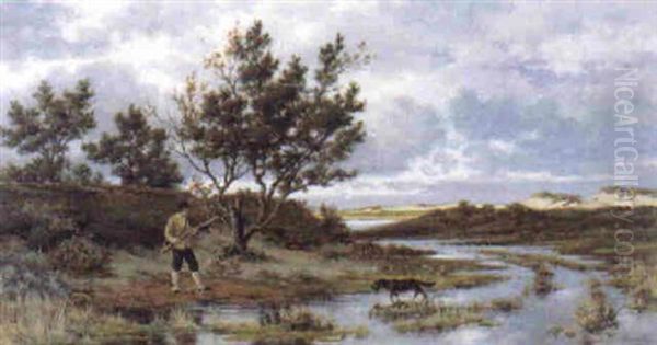 De Jager Oil Painting by Frans Pieter Lodewyk van Kuyck