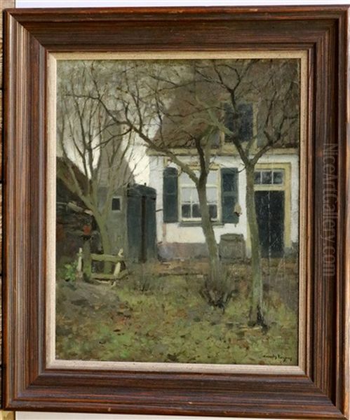 Huisje Te Renkum Oil Painting by Cornelis Kuypers