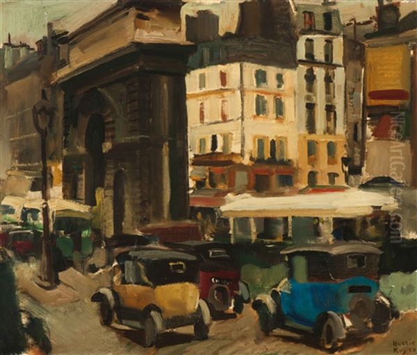 Porte Saint-martin, Paris Oil Painting by Harrie Kuyten