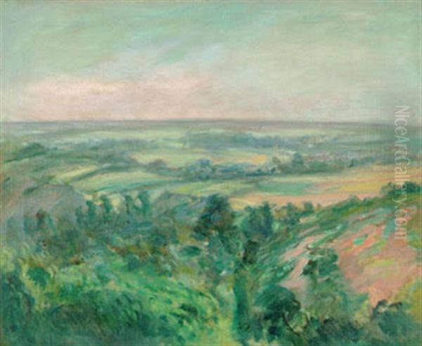 Campagne Region D'etaples Oil Painting by Konstantin Kuznetsov