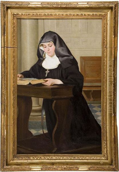 La Lettura Dei Sacri Testi Oil Painting by Giovanni Paolo Bedini