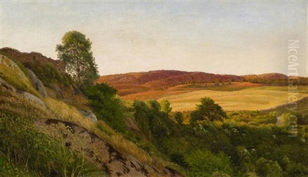 Landschaft Auf Bornholm Oil Painting by Vilhelm Peter Karl Kyhn