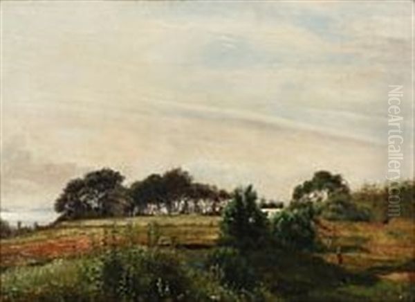 Landscape Oil Painting by Vilhelm Peter Karl Kyhn