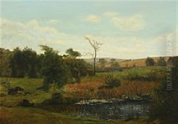 Fra Silkeborgegnen Oil Painting by Vilhelm Peter Karl Kyhn