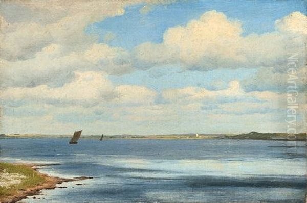 Danische Kustenlandschaft Oil Painting by Vilhelm Peter Karl Kyhn