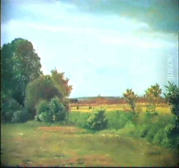 Nachmittag In Bisholt Oil Painting by Vilhelm Peter Karl Kyhn