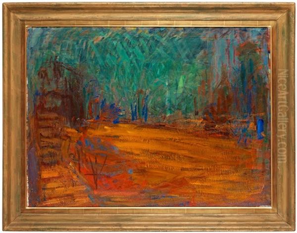 La Foret (skogen) (the Forest) Oil Painting by Carl Kylberg