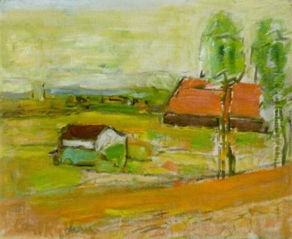 Sommardag, Danmark Oil Painting by Carl Kylberg