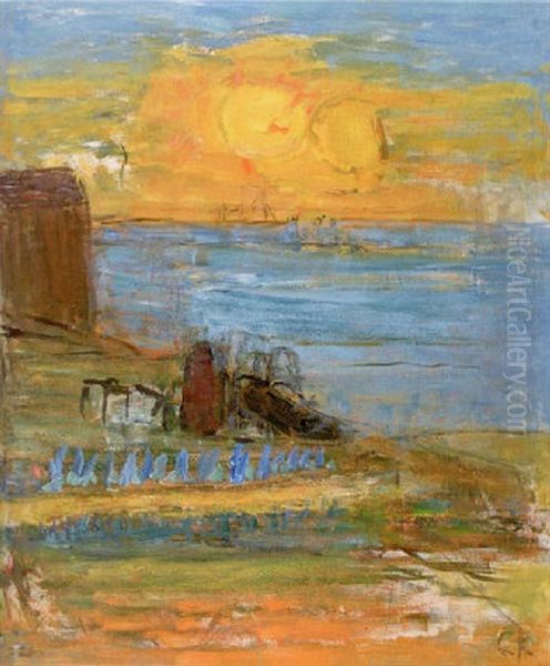 Morgon Oil Painting by Carl Kylberg