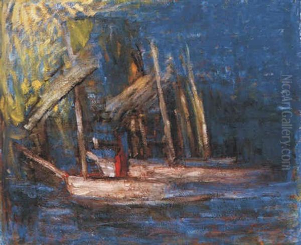 Natt I Oil Painting by Carl Kylberg