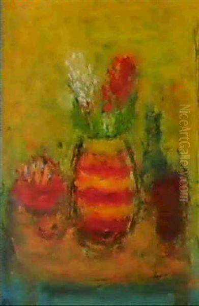 Randig Kruka Oil Painting by Carl Kylberg