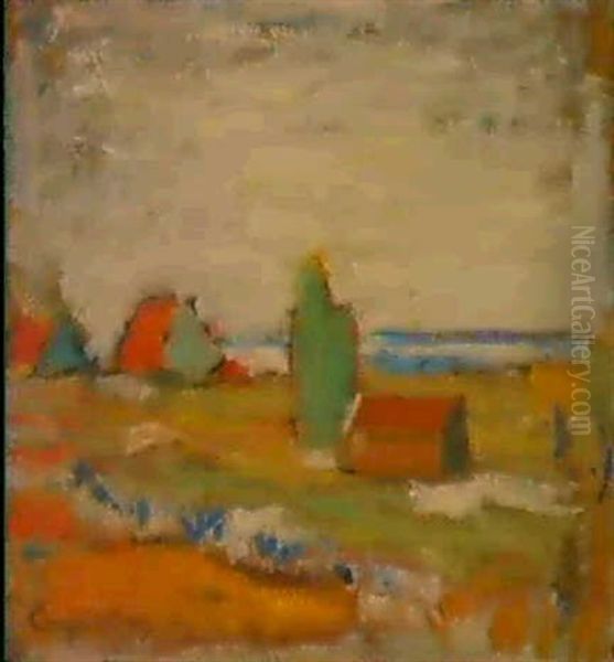 Gra Himmel Oil Painting by Carl Kylberg