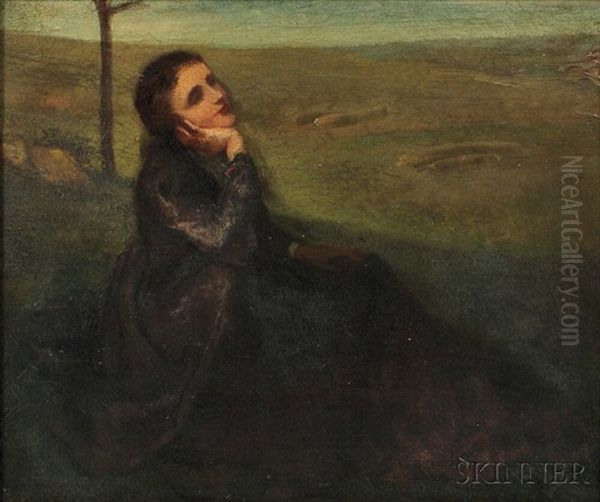 A Quiet Reverie Oil Painting by John La Farge