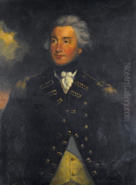 Portrait Of A Naval Officer Oil Painting by Sir William Beechey