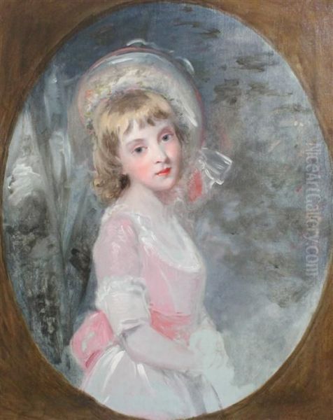 Portrait Of A Girl Oil Painting by Sir William Beechey