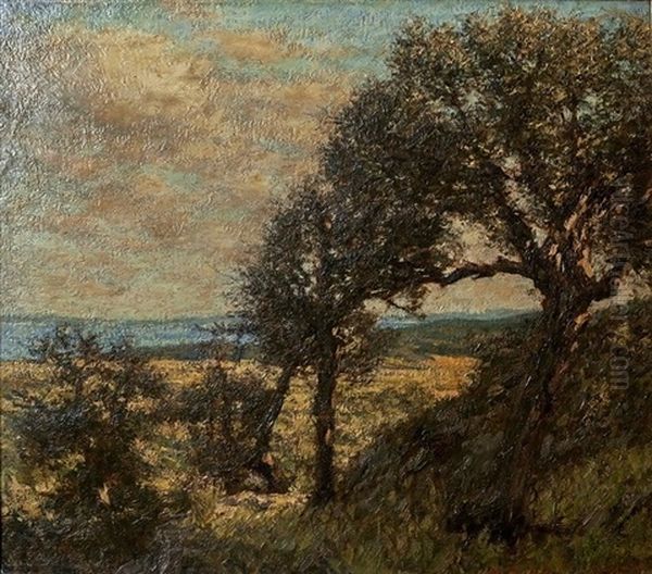 Provencal Oaks, Bormes by Henry Herbert La Thangue