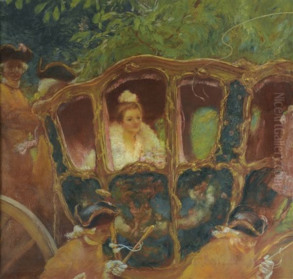 Cendrillon Oil Painting by Gaston La Touche