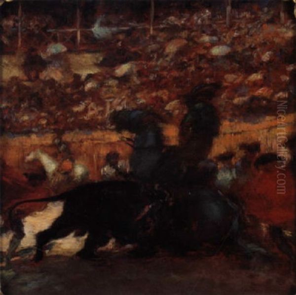 Corrida Oil Painting by Gaston La Touche