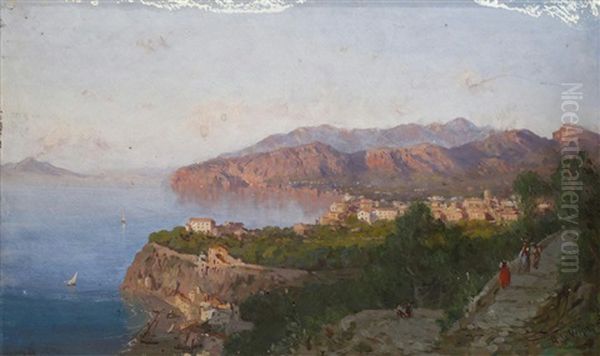 Sorrento Da Capodimonte Oil Painting by Alessandro la Volpe