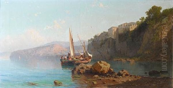 Passagio Di Rosseto, Sorrento Oil Painting by Alessandro la Volpe