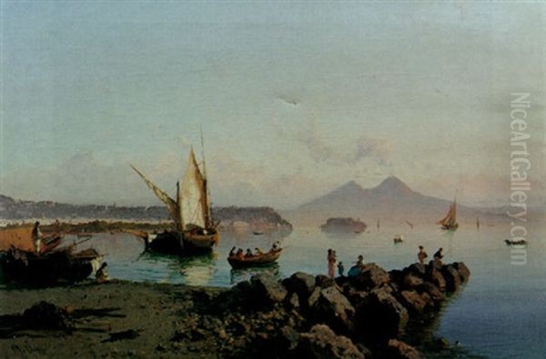 Il Ritorno Della Pesca Oil Painting by Alessandro la Volpe