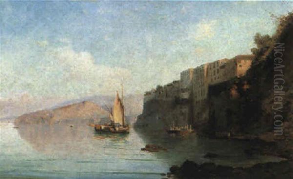 Vele A Sorrento Oil Painting by Alessandro la Volpe