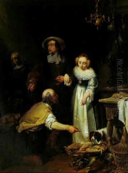 Die Wildauswahl Oil Painting by Jan Hendrik van de Laar