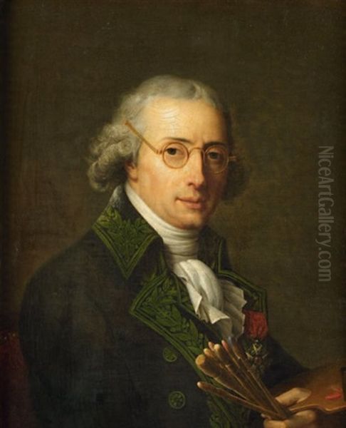 Portrait Du Peintre Francois-andre Vincent, Chevalier De La Legion D'honneur Oil Painting by Adelaide Labille-Guiard