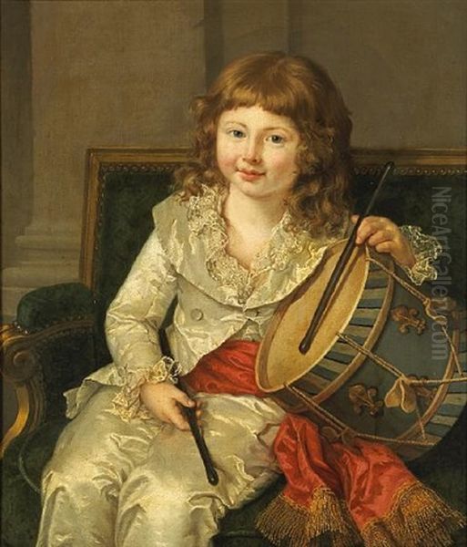 The Young Drummer Oil Painting by Adelaide Labille-Guiard