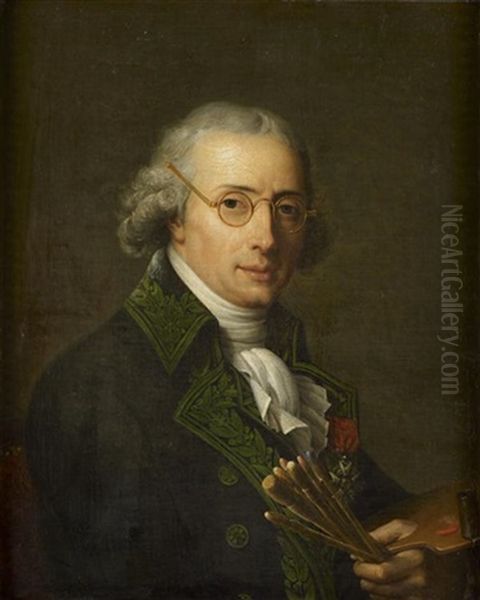 Portrait Du Peintre Francois-andre Vincent, Chevalier De La Legion D'honneur Oil Painting by Adelaide Labille-Guiard