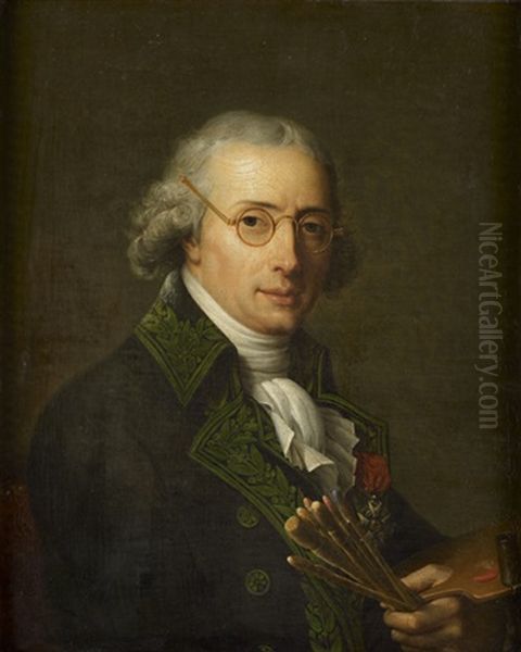 Portrait Du Peintre Francois-andre Vincent, Chevalier De La Legion D'honneur Oil Painting by Adelaide Labille-Guiard