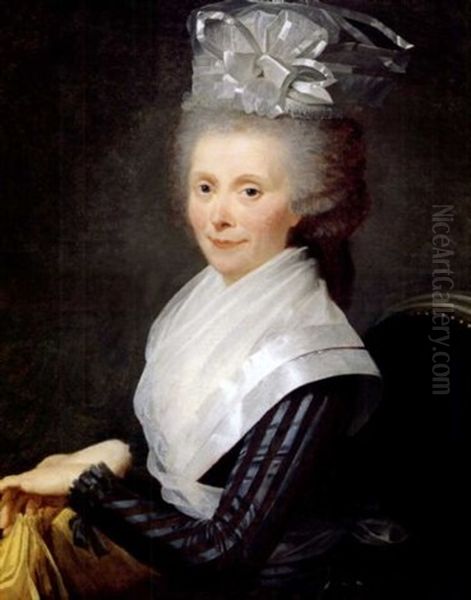 Portrait Of A Lady Oil Painting by Adelaide Labille-Guiard