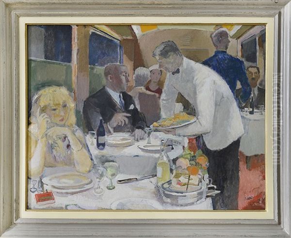 Vettura Ristorante Oil Painting by Oreste Labo