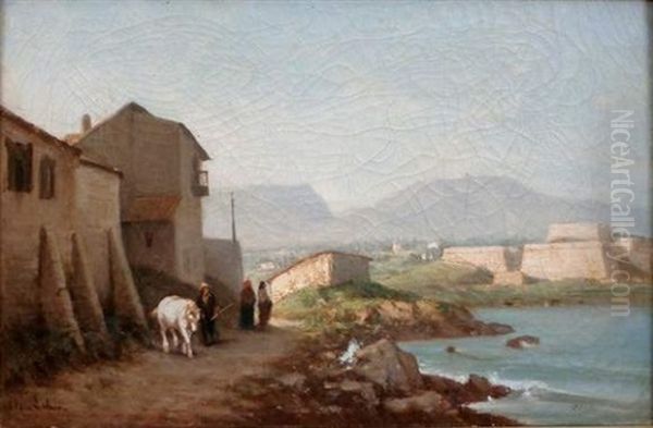 La Garoupe-antibes Oil Painting by Charles Labor