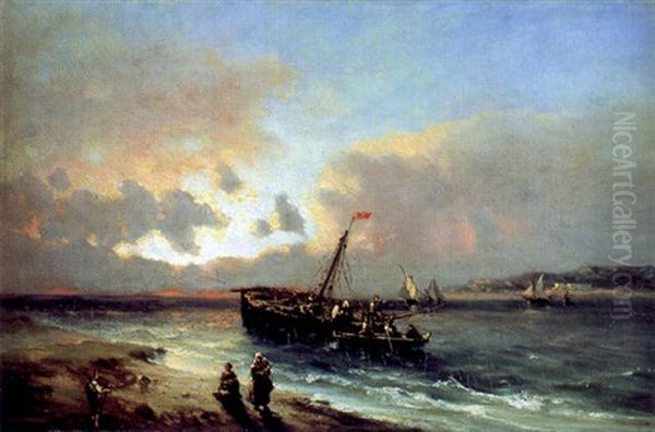 Marine Oil Painting by Charles Labor